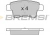 Купить Тормозные колодки зад. Citroen C4 Picasso 06- (Bosch) Citroen C4 BREMSI bp3331 (фото1) подбор по VIN коду, цена 1033 грн.