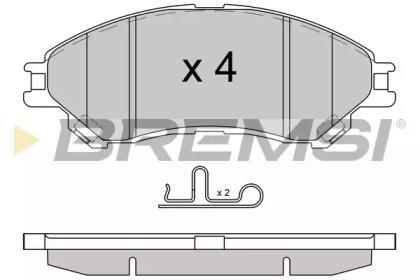 Гальмівні колодки пер. SUZUKI SX4 S-CROSS/VITARA 1.0-1.6 15- (AKEBONO) BREMSI bp3603