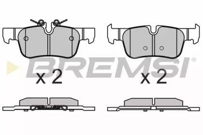 Гальмівні колодки зад. BMW 1/2/i3/X1/X2 BREMSI bp3633