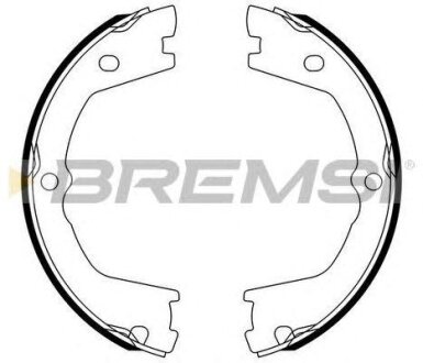 Гальмівні колодки зад. DAILY 2.3-3.0 89- (BREMBO) BREMSI gf0142