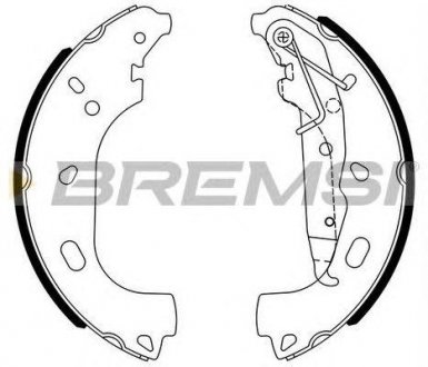 Купить Тормозные колодки зад. Combo 01-05/Astra F/G 91-05 (бараб.) (230x40) Opel Astra BREMSI gf0361 (фото1) подбор по VIN коду, цена 805 грн.