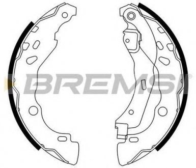 Тормозные колодки зад. Dacia Logan 04-/Nissan Micra IV 10- (Bendix) Peugeot 208, Citroen C3, DS3, C-Elysee, C4 BREMSI gf0409