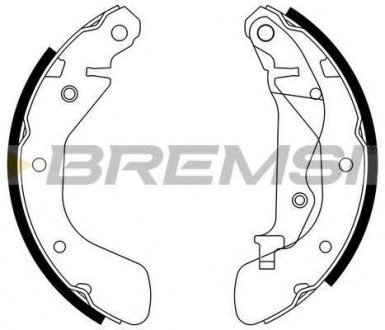 Тормозные колодки зад. Chevrolet Aveo,Kalos 03-/Daewoo Kalos 02- Chevrolet Aveo BREMSI gf0633