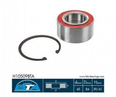 Подшипник колеса комплект BTA h10509BTA