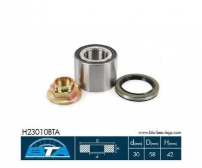 Підшипник колеса комплект Mazda 626 BTA h23010BTA