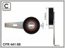 Купити Шків натяжіння Peugeot 306, 806, 406, Partner, Citroen Xsara, Peugeot Expert CAFFARO 44198 (фото1) підбір по VIN коду, ціна 1133 грн.