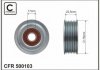 Купити 75x17x26,4 metal Ролик паразитний паска поліклинового Toyota RAV4 2,0/2,2D 06-18 Lexus IS, Toyota Avensis, Corolla, Rav-4, Auris, Verso CAFFARO 500103 (фото2) підбір по VIN коду, ціна 856 грн.