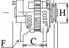 Купить Генератор Opel Vectra, Astra, Corsa, Omega, Combo CARGO 112229 (фото2) подбор по VIN коду, цена 5423 грн.