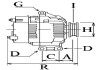 Купить Генератор Land Rover Discovery, Range Rover CARGO 114491 (фото3) подбор по VIN коду, цена 7152 грн.