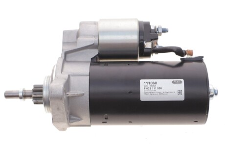 Стартер VW T4 2.4 D/2.5 TDI/2.8 VR6 95-03 (1.7kw) (z=9) = 111060 Volkswagen Golf, Jetta, Scirocco, Transporter, Lancia Delta, Seat Toledo, Volkswagen Caddy CARGO f 032 111 060