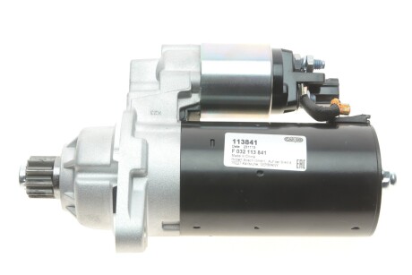 Стартер Audi A3/Q3/Skoda Fabia/Yeti/VW Caddy/T5/Golf/Passat 2.0 TDI/TSI 03-15 (12V/1.7kw) = 113841 Skoda Octavia, Volkswagen Passat, Jetta, Tiguan, Skoda Yeti, Volkswagen Caddy, Scirocco, Audi A1, Seat Ibiza, Cordoba, Audi A3 CARGO f 032 113 841