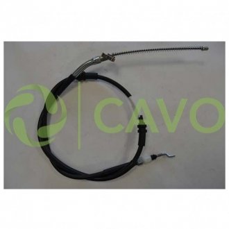 Трос ручного тормоза (1594/1287mm) задний VW Amarok (11-) CAVO 7002 714