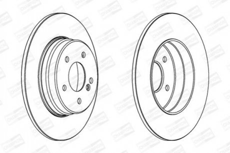 Диск гальмівний CHAMPION 562014CH