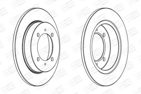 Диск гальмівний CHAMPION 562059CH