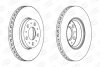 Купить Гальмівний диск перед. S60/S70/S80/V70/XC70 (98-10) компл. 2шт CHAMPION 562244CH (фото1) подбор по VIN коду, цена 4483 грн.