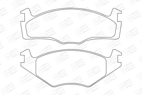 Колодки гальмівні дискові CHAMPION 571316CH