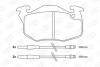 Купити CITROEN гальмівні колодки передні ZX 91-,Peugeot,Renault Clio CHAMPION 571525CH (фото1) підбір по VIN коду, ціна 537 грн.