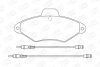 Купить CITROEN гальмівні колодки передн. Xantia 93- CHAMPION 571757CH (фото1) подбор по VIN коду, цена 763 грн.