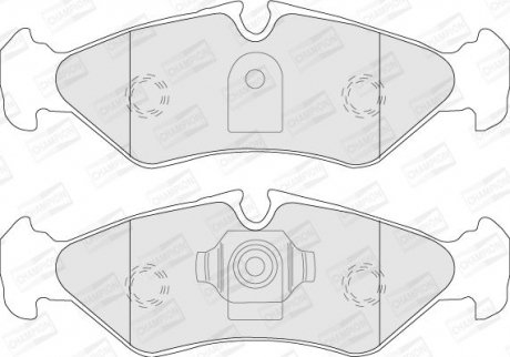Колодки гальмівні дискові CHAMPION 571846CH