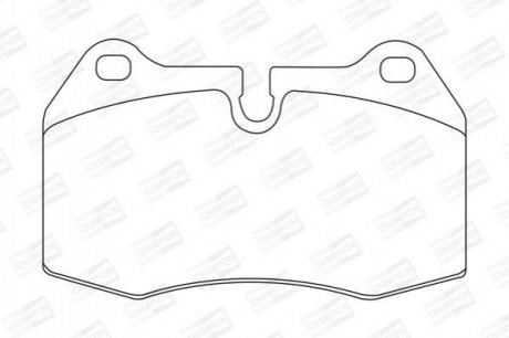 Колодки тормозные дисковые передние/задние BMW 725, 728i, 730i, 735i, 850i FIAT Coupe CHAMPION 571852CH