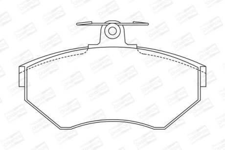 Колодки гальмівні дискові CHAMPION 571969CH