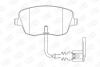 Купити Колодки тормозные дисковые передние Skoda Fabia II, Roomster (06-15)/ VW Polo IV CHAMPION 573127CH (фото1) підбір по VIN коду, ціна 1081 грн.