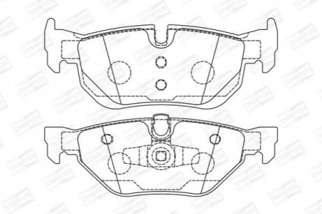 Купить BMW Тормозные колодки задние.3 E90 04-,X1/3 09- BMW E91, E90, X1, E82, E92, E93, E81, E88, E87 CHAMPION 573139CH (фото1) подбор по VIN коду, цена 994 грн.