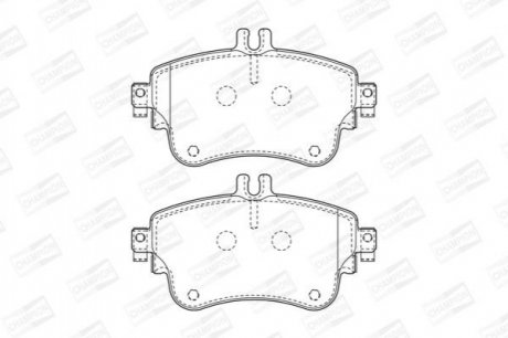 Купить DB Тормозн.колодки передн.A-class W176,B-class W242,246 11- Mercedes W246, CLA-Class, W176 CHAMPION 573402CH (фото1) подбор по VIN коду, цена 1040 грн.