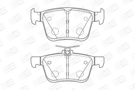 Купить Колодки тормозные дисковые задние AUDI A3 (8V1) Seat Leon, Volkswagen Golf, Audi A3, TT, Volkswagen Touran, Skoda Karoq, Volkswagen T-Roc CHAMPION 573409CH (фото1) подбор по VIN коду, цена 1032 грн.