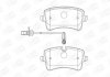 Купити Колодки гальмівні дискові задні AUDI A4 Avant (8K5, B8) CHAMPION 573428CH (фото1) підбір по VIN коду, ціна 1251 грн.