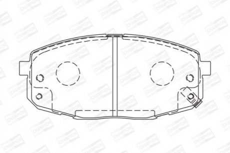 Купити Колодки гальмівні дискові передні HYUNDAI i30 (FD) 07-12, i30 Estate (FD) 07-12 KIA Ceed, Pro Ceed, Hyundai I30, KIA Carens, Cerato CHAMPION 573730CH (фото1) підбір по VIN коду, ціна 1019 грн.