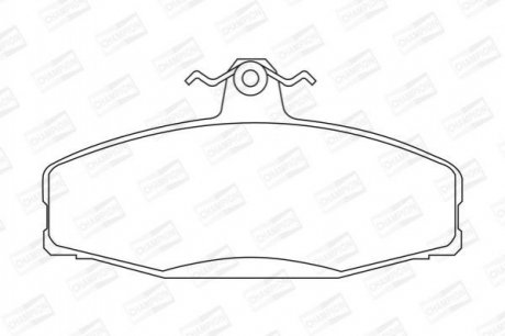 VW Тормозные колодки передн.Felicia,FavoritCaddy 1.6/1.9D 96-00 CHAMPION 573778CH