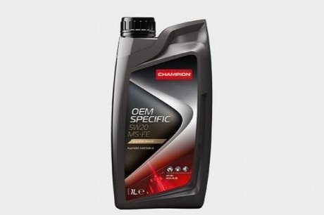 OEM SPECIFIC 5W20 MS-FE 1L(х12) CHAMPION 8226748