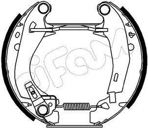 Купити PEUGEOT Гальмівні колодки (барабан))) 205, 309 CIFAM 151-009 (фото1) підбір по VIN коду, ціна 2059 грн.