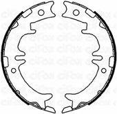 LEXUS Комплект барабанних колодок RX (_U3_) 330 AWD (MCU38) 03-08, MITSUBISHI PAJERO IV (V8_W, V9_W) 3.0 4WD 14-, CHERY TIGGO 3 1.5 21+- CIFAM 153-439
