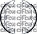 Купити ACURA Комплект барабанних колодок TL (UA8, UA9) 3.7 AWD 12-, HONDA ACCORD VIII (CP) 2.4 07-12 CIFAM 153-495 (фото1) підбір по VIN коду, ціна 926 грн.