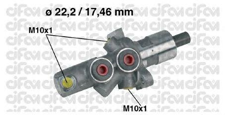 Купить DB Главный тормозной цилиндр 22,20/17,46mm DB W201 82- Mercedes W202 CIFAM 202-175 (фото1) подбор по VIN коду, цена 1715 грн.