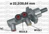 Купити BMW Головний гальмівний циліндр 3 E46 00-05 BMW E46 CIFAM 202-383 (фото1) підбір по VIN коду, ціна 2302 грн.