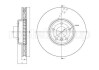 Купить BMW диск гальмівний перед.лів.F10,6,7F 01 10- BMW F13, F01, F04, F11, F12, F10, F07, F06 CIFAM 800-1327C (фото1) подбор по VIN коду, цена 3075 грн.