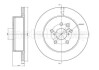 Купить LEXUS Гальмівний диск задн. GS 05- Lexus IS, GS CIFAM 800-1541C (фото1) подбор по VIN коду, цена 1499 грн.