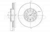 Купить Диск тормозной перед.(вентил.) VW Passat AUDI 100/A4/A6 SKODA Audi 100, A6, A4, Volkswagen Passat, Skoda Superb CIFAM 800-262C (фото1) подбор по VIN коду, цена 1511 грн.