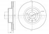 Купити Гальмівний диск перед. Omega 94-01 Opel Omega CIFAM 800-446 (фото1) підбір по VIN коду, ціна 1694 грн.