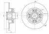 Купити Гальмівний диск задн. Clio/Megane/Modus/Symbol/Twingo (05-21) Renault Clio, Megane, Twingo CIFAM 800-722 (фото1) підбір по VIN коду, ціна 2667 грн.