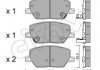 Купить JEEP Тормозные колодки передние COMPASS 1.3 20-, COMPASS 1.4 17-, RENEGADE SUV 1.4 14- Jeep Compass CIFAM 822-1001-0 (фото1) подбор по VIN коду, цена 1291 грн.