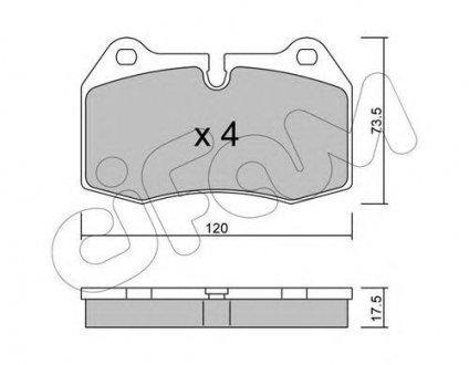 Купити Гальмівні колодки пер. BMW 5(E39)/7(E38) 96-04 (brembo) BMW E31, E38 CIFAM 822-645-0 (фото1) підбір по VIN коду, ціна 1206 грн.