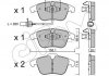 Купити Гальмівні колодки пер. A4 07-/Q5 12- (ATE) Audi Q5, A5, A4, A3 CIFAM 822-675-2 (фото1) підбір по VIN коду, ціна 1280 грн.