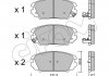 Купити Гальмівні колодки пер. Civic/Sonata/Tucson (04-13) Hyundai Sonata CIFAM 822-885-0 (фото1) підбір по VIN коду, ціна 845 грн.
