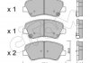 Купити Гальмівні колодки пер. Ceed/Cerato/Elantra/Equus/i30 (09-21) Hyundai I30, Veloster, KIA Ceed, Pro Ceed CIFAM 822-944-0 (фото1) підбір по VIN коду, ціна 1069 грн.