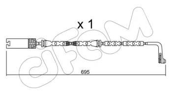 BMW Датчик торм. колодок E81/87/90/91/92 CIFAM su.305