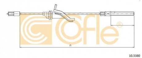 Трос ручника Ford Focus COFLE 10.5380